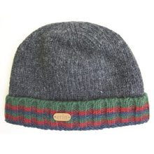 Load image into Gallery viewer, Rib Pullon Turnup Charcoal and Grey 1319