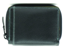 Load image into Gallery viewer, D. Ladies Purse: Black Tropical 7-113
