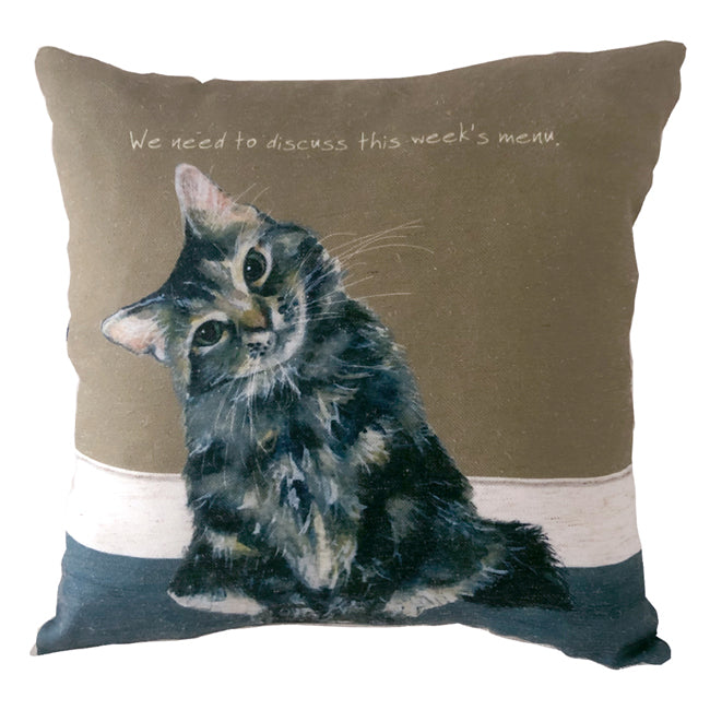 Tabby Cat  Cushion
